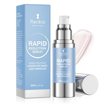 RONKIE Instant Eye Lift Cream: Reduces Eye Bags Wrinkles Puffy Eyes Dark Circles Crows Feet in Minutes for Mature Skin of Middle-aged Women 1 Fl Oz (Light)