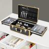 APOUDM Barber Carrying Case Organizer Portable Barber Tool Carry Organizer Box Cases with Locks & Keys for Clippers and Supplies view 3