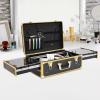 APOUDM Barber Carrying Case Organizer Portable Barber Tool Carry Organizer Box Cases with Locks & Keys for Clippers and Supplies view 4