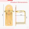 Wall Mount Gold Stainless Steel Clipper Holder, Hair Tool Organizer Metal for Wall, Electric Clippers Suitable Salons and Home Use, Barber Clipper Perfect for view 4