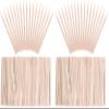 Whaline 400 Pieces Small Wax Sticks Wood Spatulas Applicator Craft Sticks for Hair Eyebrow Removal (Pack of 2) view 1