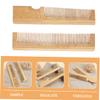 COOLHIYA 2Pcs Beard Comb Pocket Comb for Men Mustache Grooming Tool for Beard Hair and Eyebrow Styling Lightweight and Portable for Daily Use view 2