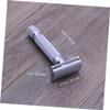 COOLHIYA Double Edge Stainless Steel Safety Razor for Men with Textured Grip Close Comfortable Shave Professional Barber and Home Use Suitable for Sensitive Skin and Manual Shaving Tools view 2