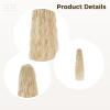 36 in Blonde Wavy Ponytail Extension Drawstring, Synthetic Hair Piece Beach Gold Long view 2