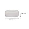COOLHIYA Bathroom Suction Bath Pillow with Neck Support Breathable Material Lightweight and Portable Spa Cushion for Home Bathtub Use view 2