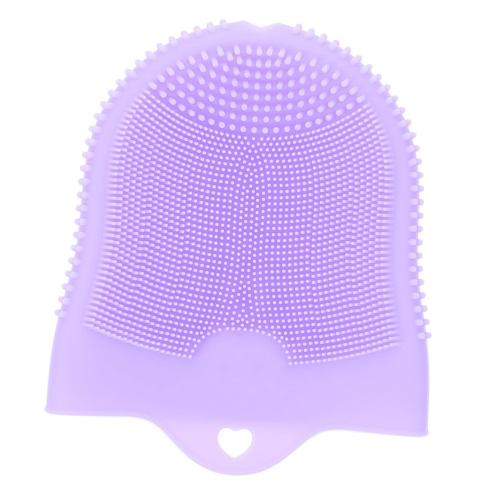 ETHZZLE Silicone Facial Cleansing Brush for Women Deep Clean Exfoliating Soft Massage Brush Dual-Sided Design Portable Face Scrubber for Oil Removal and Skin Refreshing