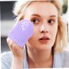 ETHZZLE Silicone Facial Cleansing Brush for Women Deep Clean Exfoliating Soft Massage Brush Dual-Sided Design Portable Face Scrubber for Oil Removal and Skin Refreshing view 3