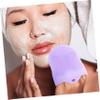 ETHZZLE Silicone Facial Cleansing Brush for Women Deep Clean Exfoliating Soft Massage Brush Dual-Sided Design Portable Face Scrubber for Oil Removal and Skin Refreshing view 4