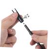 COOLHIYA 2Pcs Makeup Pencil Sharpener Metal Eyeliner Lip Liner Sharpener Manual Dual-use Beauty Tool for Eyebrow and Cosmetic Pencils Compact for School Office Home view 2