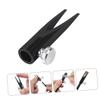 COOLHIYA 2Pcs Makeup Pencil Sharpener Metal Eyeliner Lip Liner Sharpener Manual Dual-use Beauty Tool for Eyebrow and Cosmetic Pencils Compact for School Office Home view 3