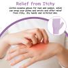 6 Pairs Cotton Gloves Eczema, Cotton Eczema Gloves for Women and Men, Touchscreen Fingerless Black Gloves for Art Handling, Fingerless Moisturizing Gloves for Dry Hands Overnight Skin Protect (Purple) view 4