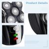 Washable 5-in-1 Shaver Electric, Rechargeable, Nose Trimmer Included, Facial Brush, Hair Clipper, USB Rechargeable, Ergonomic Design view 2