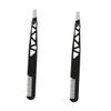 COOLHIYA 2Pcs Dual-use Stainless Steel Eyebrow Tweezer with Anti-slip Coating Precise Eyebrow Shaping Tool for Women Makeup Accessories Portable and Lightweight Design view 1