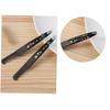 COOLHIYA 2Pcs Dual-use Stainless Steel Eyebrow Tweezer with Anti-slip Coating Precise Eyebrow Shaping Tool for Women Makeup Accessories Portable and Lightweight Design view 3