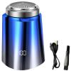 Men Women Mini Electric Shaver, Rechargeable, Portable, Waterproof Ipx6, Steel Blade, Led Display, Type-C, Face Body Grooming view 1