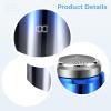 Men Women Mini Electric Shaver, Rechargeable, Portable, Waterproof Ipx6, Steel Blade, Led Display, Type-C, Face Body Grooming view 2