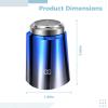 Men Women Mini Electric Shaver, Rechargeable, Portable, Waterproof Ipx6, Steel Blade, Led Display, Type-C, Face Body Grooming view 3
