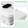 Electric Foldable Foot Spa with Heat, Portable Bath Massager Soak Tub, Hygienic Ozone System, Automatic Massage, Touch Control, Heater, Home Relaxation (110 V Us Plug) view 2