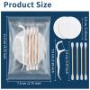 LLHQAMT Vanity Kits Bulk, Hotel Vanity Individually Wrapped, Vanity Kit With Cotton Pads, Cotton Swabs And Dental Floss, Suitable For Travel, Hotels And Home Use (200 pcs) view 2