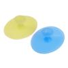 COOLHIYA 2pcs Silicone Face Massager Brush with Non-Slip Handle Soft Stretchy Facial Scrubber Pads for Gentle Exfoliation and Cleansing Small Sky Blue Light Yellow Suitable for Women Boy view 1