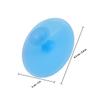 COOLHIYA 2pcs Silicone Face Massager Brush with Non-Slip Handle Soft Stretchy Facial Scrubber Pads for Gentle Exfoliation and Cleansing Small Sky Blue Light Yellow Suitable for Women Boy view 2