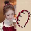 Retro High Skull Pearl Headband, Vintage High Cranium Artificial Pearl Hairband, 2025 New Anti-Slip Reversible Head Band Girl's Gift Bridal Hair Hoop Rhinestones for Women (black+red+brown, Medium) view 4