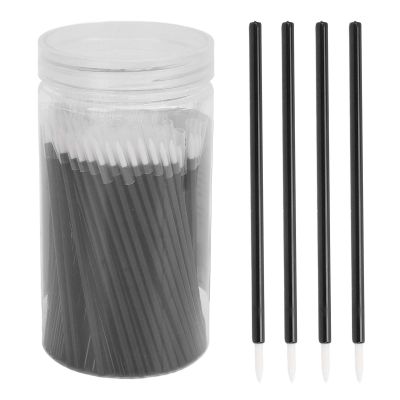 100pcs Disposable Eye Liner Brush, ABS Portable Makeup Applicators Lash Applicator Tool Eyelash Brush for Home