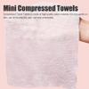 100Pcs Compressed Towel Tablets, Disposable Soft Mini Face Towel, Compact Portable Compressed Face Towelettes for Outdoor Travel Camping|Towels view 4