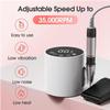 HCUCTOS 35000RPM Professional Electric Nail Drill Manicure Machine Nail Sander Set Nail Drill Bit for Nail Salon Polisher Equipment view 3