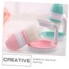 ETHZZLE Double-Headed Rose Face Washing Brush with Premium Fiber Bristles for Deep Pore Cleansing and Makeup Removal Gentle Female Facial Massager Cleaner in Pink PVC Box Skincare Tool view 4