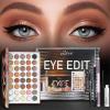Eye Makeup Kits for Women, Eye Makeup Set for Beginners, Christmas Day Gifts for Women Girls, Makeup Essential Bundle Includes Eyebrow Pencil, Eyeliner Pen, Mascara, Eyeshadow Palette with Eye Brush view 2