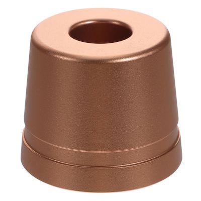 COOLHIYA Rose Gold Small Razor Stand for Bathroom Countertops Portable Manual Shaver Holder with Smooth Surface Old Fashioned Razor Storage for Shower and Travel