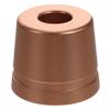 COOLHIYA Rose Gold Small Razor Stand for Bathroom Countertops Portable Manual Shaver Holder with Smooth Surface Old Fashioned Razor Storage for Shower and Travel view 1