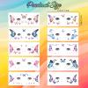 10 Sheets Temporary Butterfly Makeup Tattoos, Fairy Butterfly Wings Face Gems for Women Girls, Glitter Fairy Wings Face Tattoos Stickers for Rave Festival Party Costume Accessories view 4