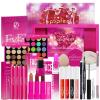 All in One Makeup Kit for Women Full Kit, Christmas Day Gifts Set for Women Girls, Hot Pink Makeup Essential Bundle Include Eyeshadow Palette Lipstick Blush Foundation Concealer Mascara Eyebrow Pencil view 1