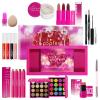 All in One Makeup Kit for Women Full Kit, Christmas Day Gifts Set for Women Girls, Hot Pink Makeup Essential Bundle Include Eyeshadow Palette Lipstick Blush Foundation Concealer Mascara Eyebrow Pencil view 4