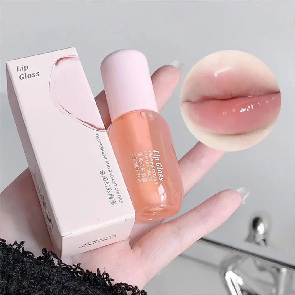 Moisturizing Lip Balm,Hydrating Glossy Lip Oil Stick For Women, Lips Care For Dry & Chapped Lips, Christmas Gift, Mother'S Day Gift (3# Orange Soda)
