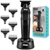 DSP Professional Hair Trimmer for Men, Beard Mustache Cordless Trimmer, Indicator Light with Charge Base, Zinc Alloy Body, Low Noise, Zero Gapped Edgers Trimmer (Black) view 1