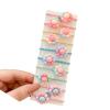 10pcs Elastic Hair Ties For Delicate Cartoon Scrunchies Stretchy HairBands For Children School Event Daily Wear Elastic For Kids view 3