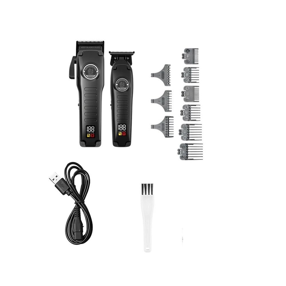 Professional Barber Fade Clippers 0mm Zero Gapped Edgers Hair Trimmer Electric Men Bald Head Finish Cutting Machine -1827(No Box)