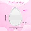 2Pcs Silicone Makeup Sponge, Clear Jelly Makeup Applicator Non-Absorbent Silicone Powder Puff Washable Cosmetic Applicator for Foundation, Concealer, Cream, Blush, Highlighter view 3