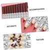 COOLHIYA 12pcs Matte Lip Liner Pencil for Women Colors Cosmetic Accessories Natural Definition Longwear Easy Application for Precise Lip Contouring and Matching Lipsticks view 3