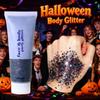 Black Body Glitter,Face Hair Glitter for Kids and Women, Chunky Sequins Glitters Makeup, Halloween Accessories (Halloween Themed) view 3