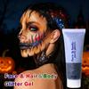Black Body Glitter,Face Hair Glitter for Kids and Women, Chunky Sequins Glitters Makeup, Halloween Accessories (Halloween Themed) view 4