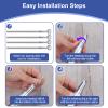 10 Pcs Safety Ball Cuticle Drill Bits, 5 mm Ball Bit Carbide Diamond Nail Bits 3/32" Two Way Rotate Professional Nail File Gel Polishing Head for Dead Skin Removal & Nails Shaping view 4
