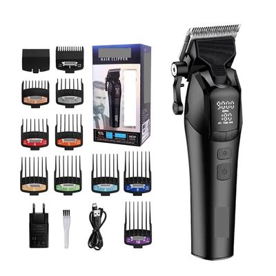 Professional Barber Hair Clippers Rechargeable Cordless Electric Trimmer Cutting Machine Men Cutter 9000RPM(with Box)