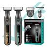 360 Hair Trimmer Waterproof Household Rechargeable Adjustable Full Body Washable Reciprocating Men's(360 Green) view 2