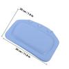 COOLHIYA Bath Pillow with Suction Cups Lightweight PVC Bathtub Cushion for Neck and Back Support Flexible Dark Blue Spa Headrest for Relaxing Bath view 2