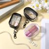 3 PCS Mini Clear Pouch with Keychain, Small Clear Travel Makeup Bag Figure Display Bag with Zipper, Portable Storage Pouch, Mini Zipper Pouches for Cosmetics Coin Organizer Showing off Blind Boxes view 4