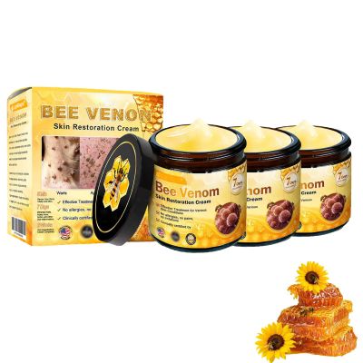 Bee Venom Skin RestorationCream, Bee Venom Skin Treatment Cream, Repair skin and Firming, Effective In Reducing Blemishes, Comprehensive MoisturizerCream for All skinTypes (3)